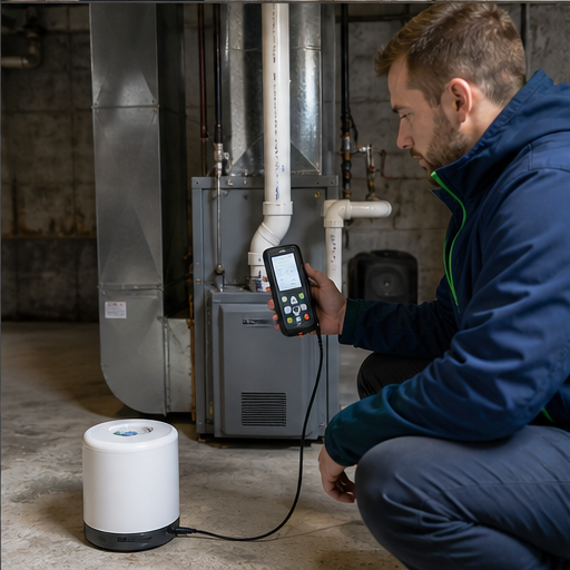 Trajet du radon depuis le sol et instruments de mesure